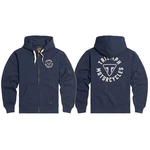 TRIUMPH DIGBY FULL-ZIP HOODIE NAVY