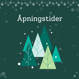 Åpningstider butikk i jule- og nyttårshelga