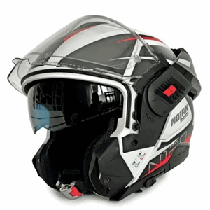 Nolan N120-1 Nightlife Hvit/Sort