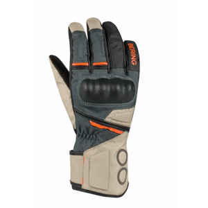 BERING SIBERIA GLOVE, BEIGE/GREY/ORANGE