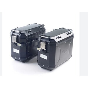 Pannier, Aluminium, Kit, Black, Tiger 850/900