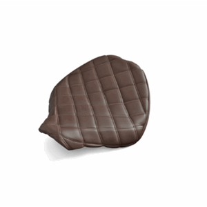 SEAT, RIDER, QUILTED, BROWN