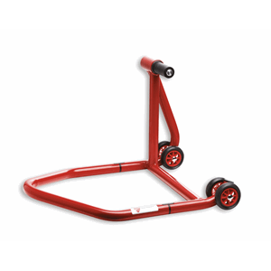 Rear service stand for single-sided swinging arm