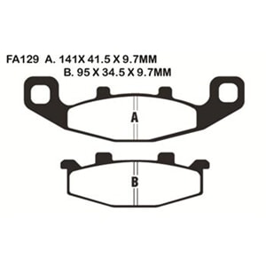 BREMSEKLOSSER: FA129/FDB481