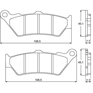 KIT REAR BRAKE PADS