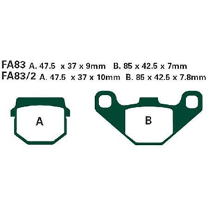 BREMSEKLOSSER FA83, FDB313, DB312, SBS544, VD-339/342/442