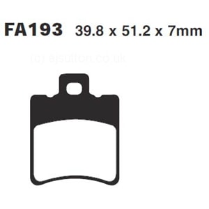 BREMSEKLOSSER: FA193, DB7015, VD-948, FDB680