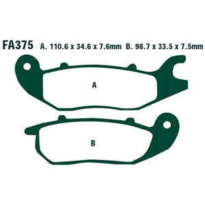 BREMSEKLOSSER FA375 VD FDB2169