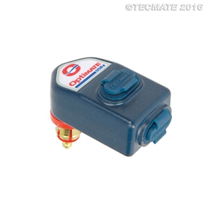 Optimate 12V DIN - Dobbel USB lader 3300MA - vinkel