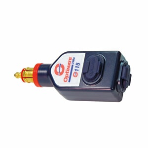 Optimate 12V DIN - Dobbel USB lader 3300MA - rett