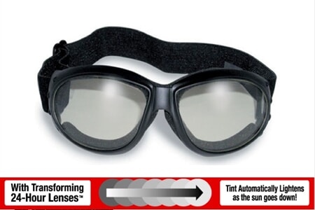 GOGGLES: ELIMINATOR 24 PHOTOCHROMIC LENSES, CLEAR TO SMOKE