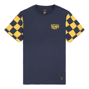 PRESTON T-SHIRT NAVY/YELLOW