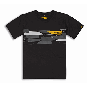 DUCATI SCRAMBLER WING BLACK T-SHIRT