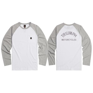 TRIUMPH BLACKWELL T-SHIRT WHITE/GREY MARL